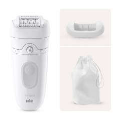 Braun Silk-pil 5 SE5-011 Epilator White - Smooth Skin & Effortless Hair Removal for Radiant Beauty